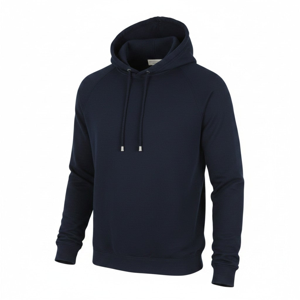 Blauw katoenen T-shirt