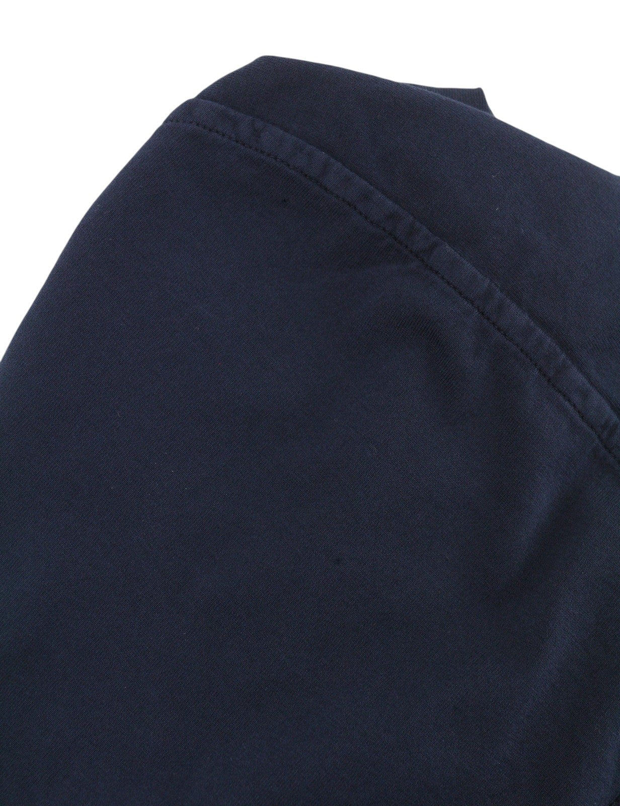 Blauw katoenen T-shirt