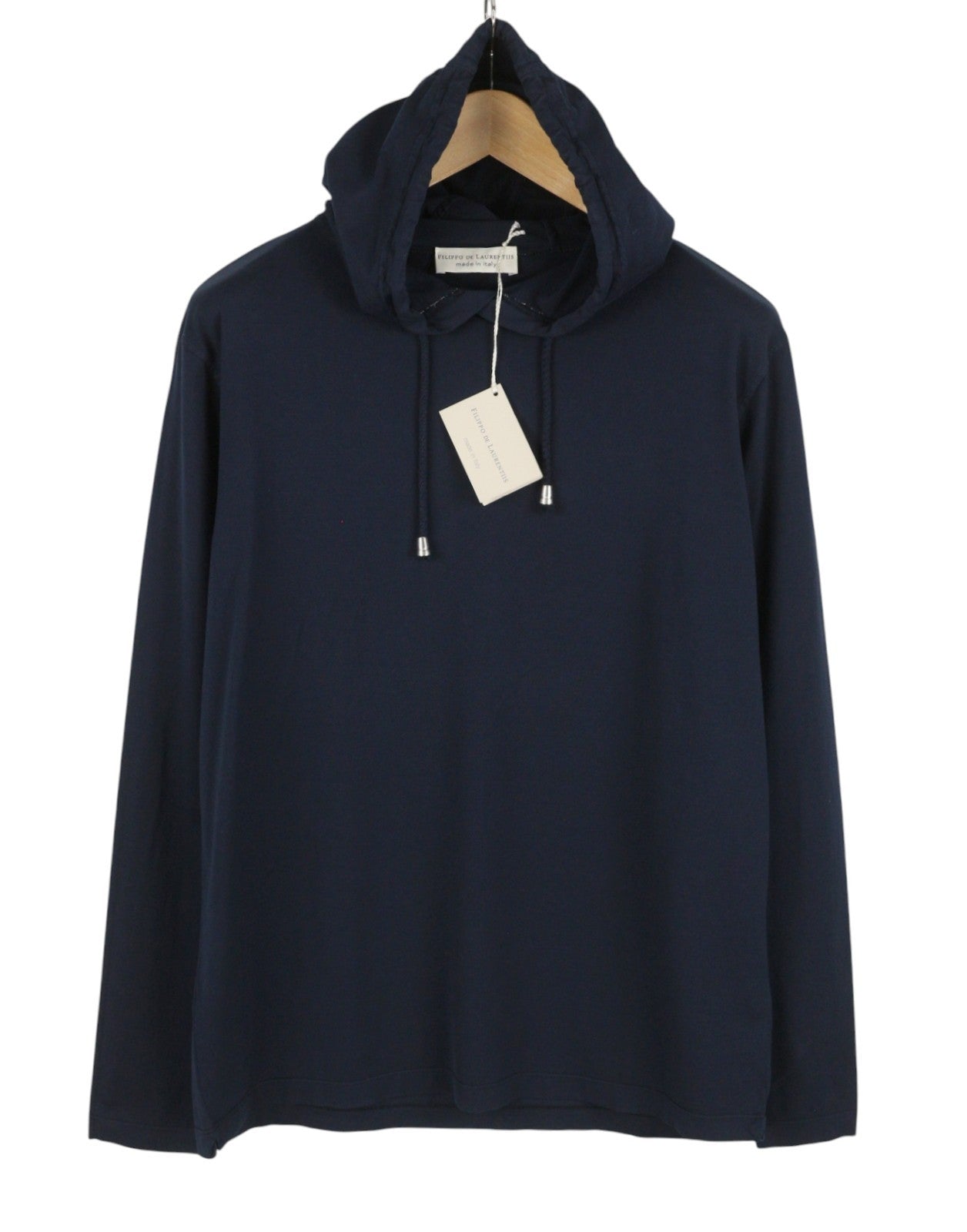 Blauw katoenen T-shirt