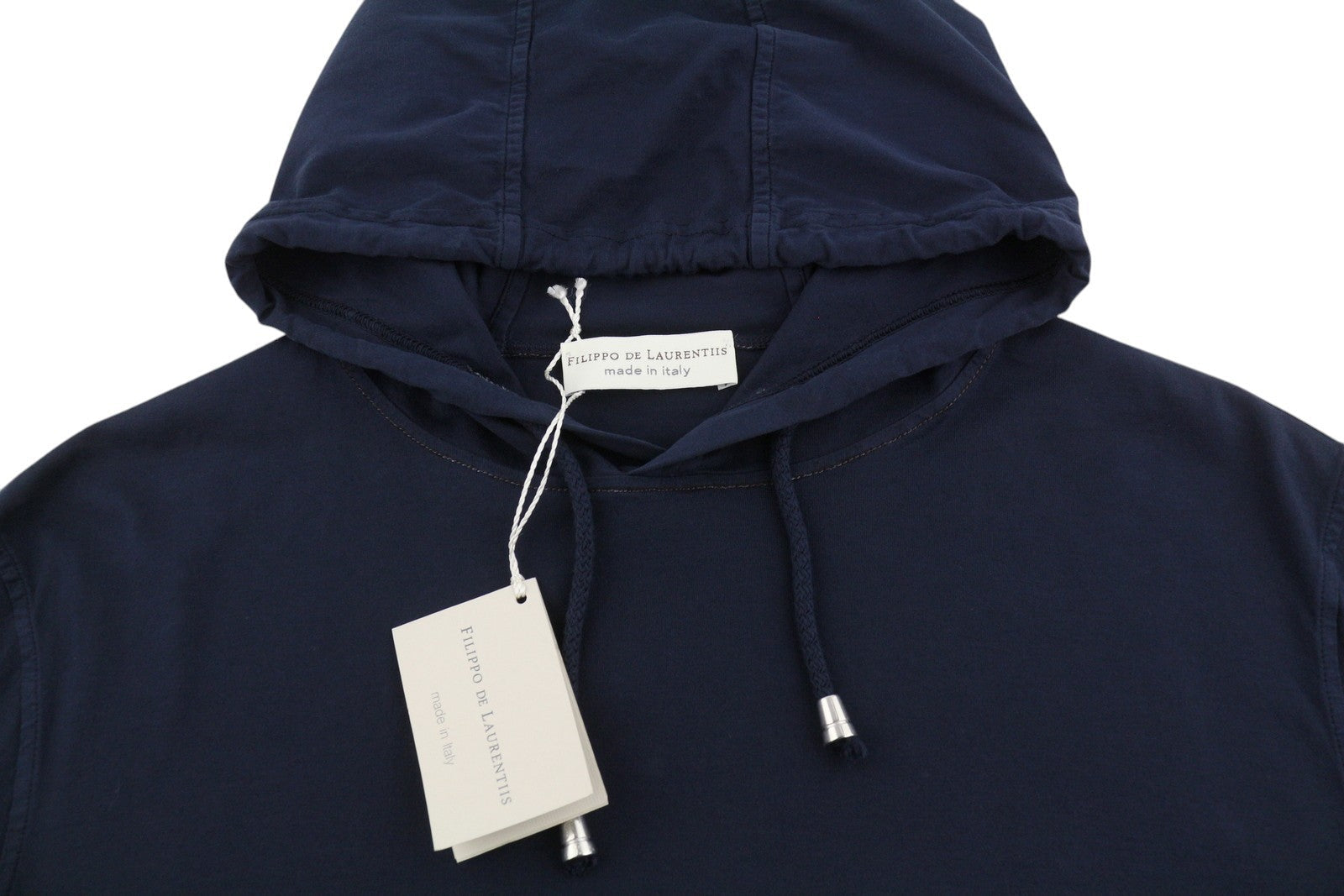 Blauw katoenen T-shirt