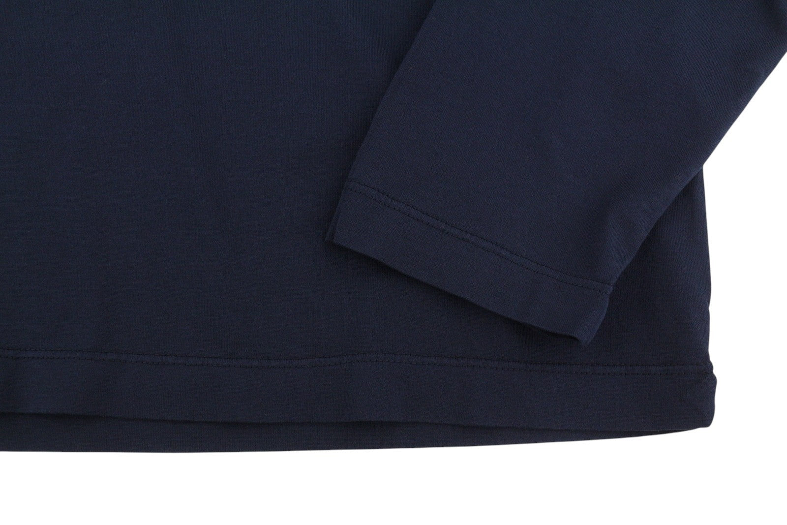 Blauw katoenen T-shirt