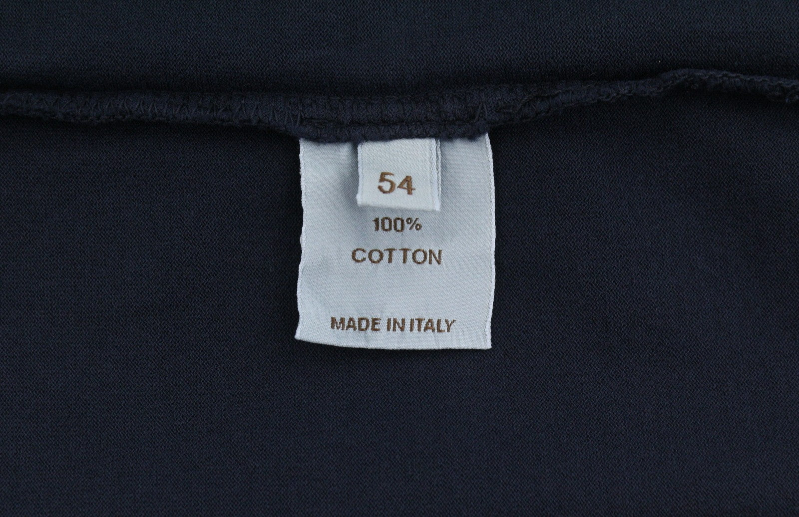 Blauw katoenen T-shirt