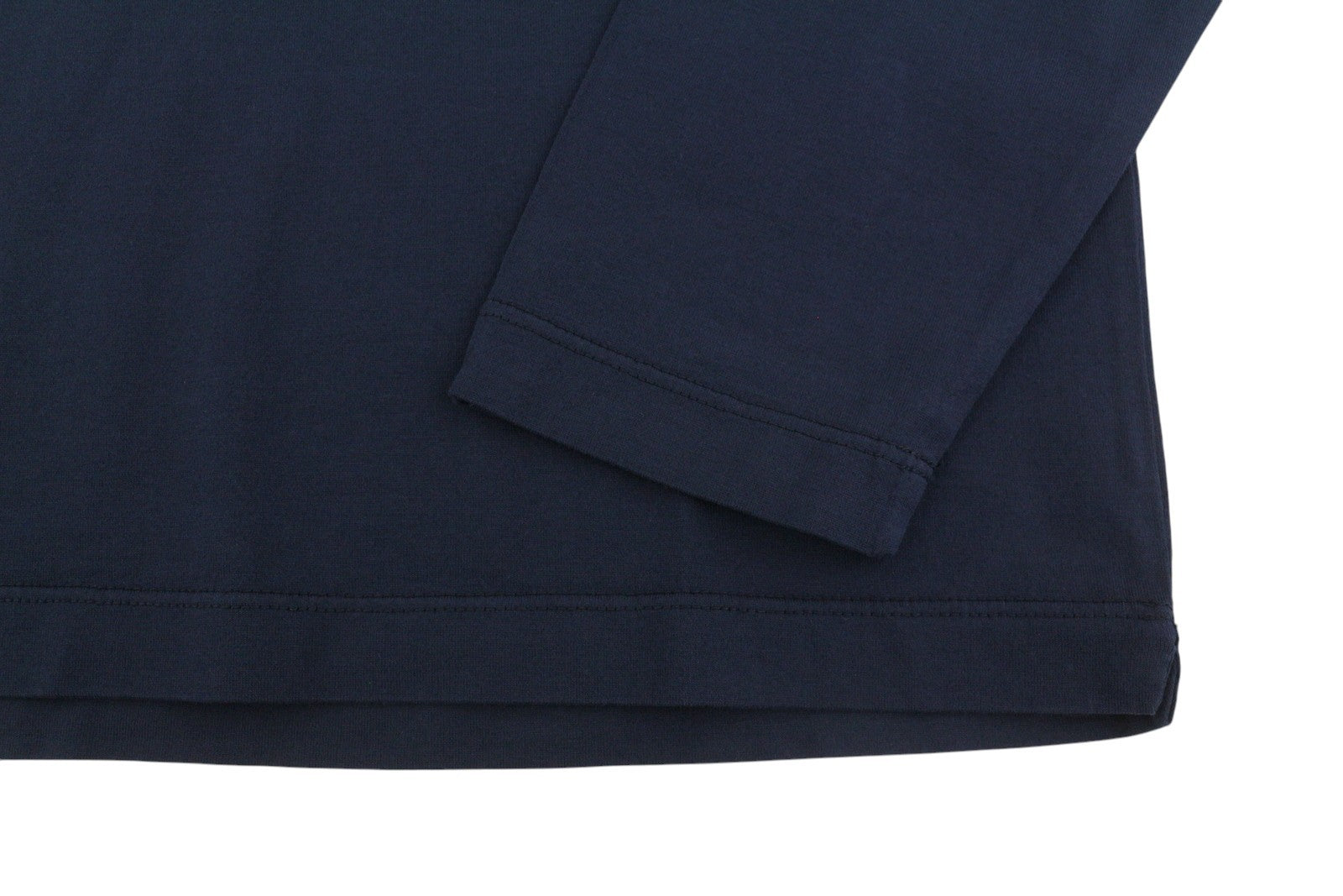 Camiseta de algodón azul