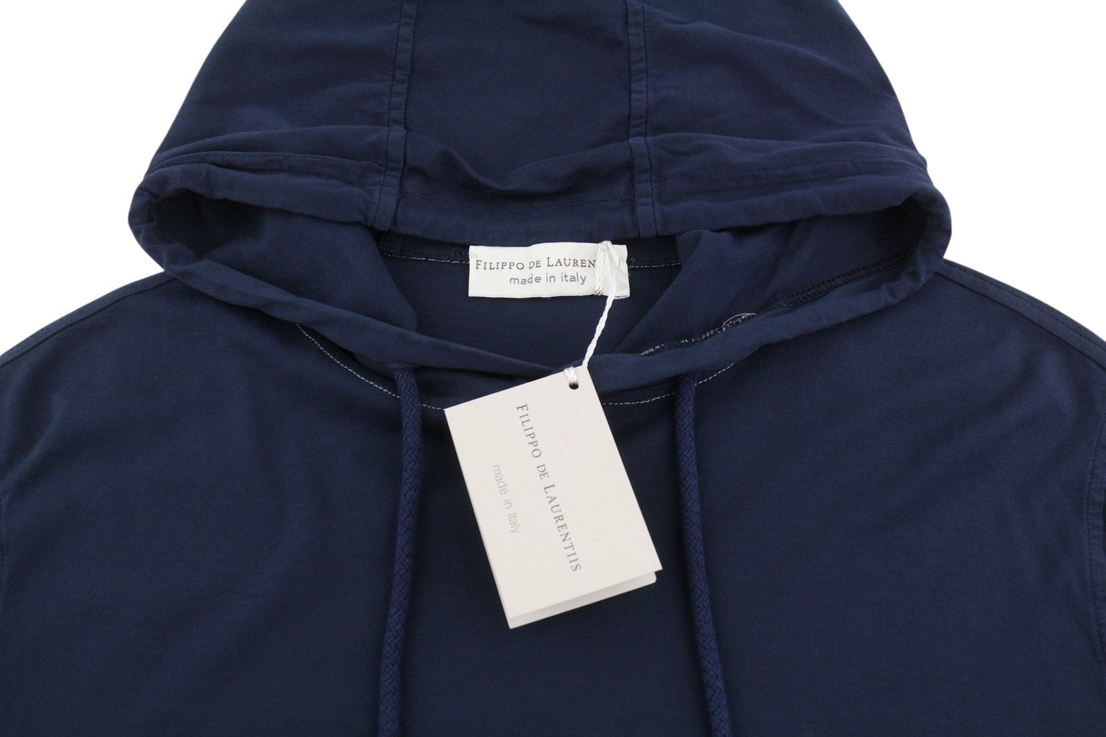 Blauw katoenen T-shirt