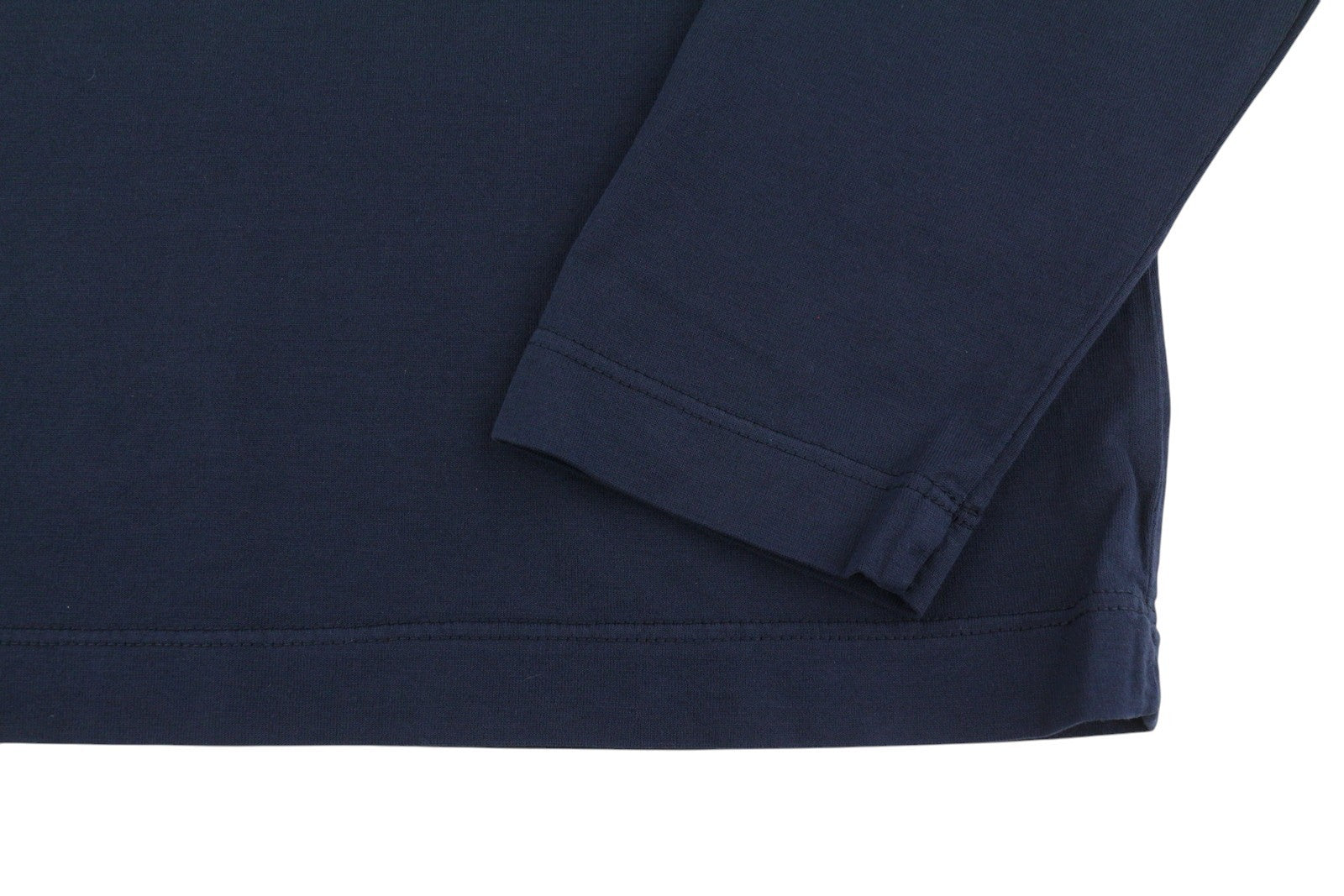 Blauw katoenen T-shirt