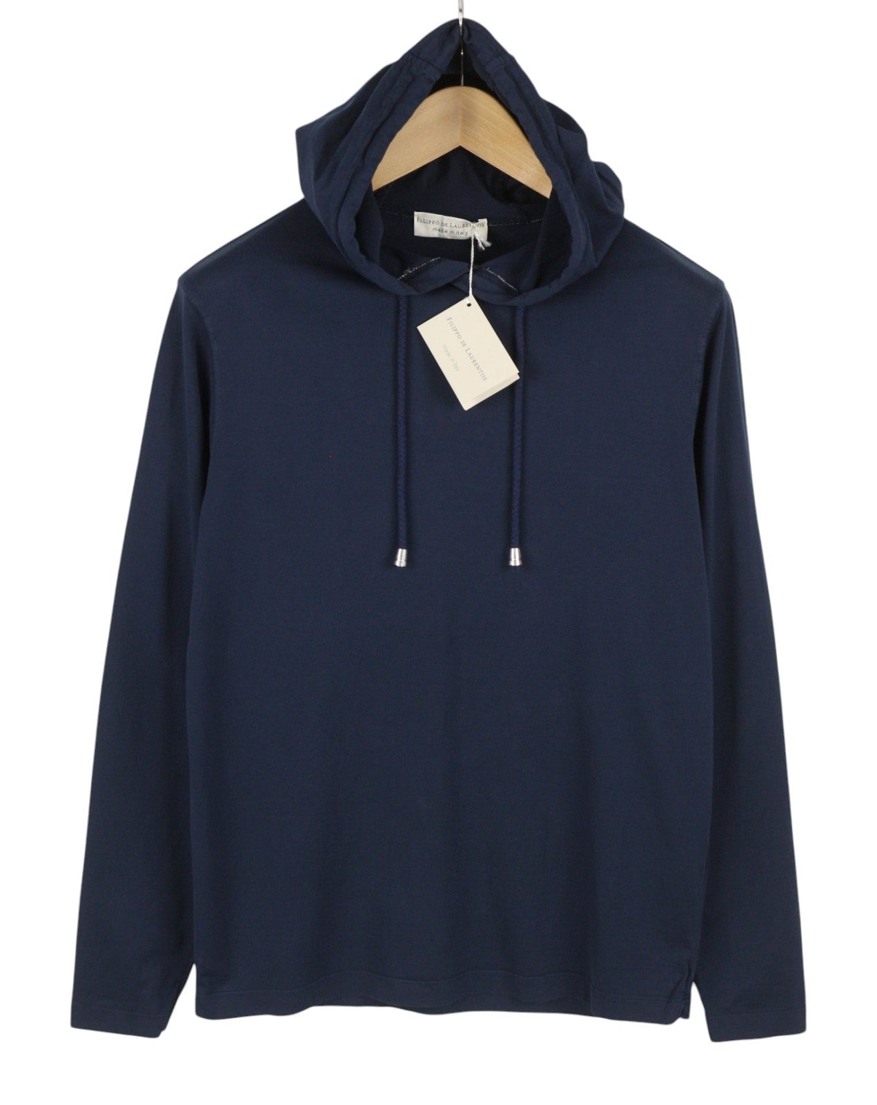 Blauw katoenen T-shirt