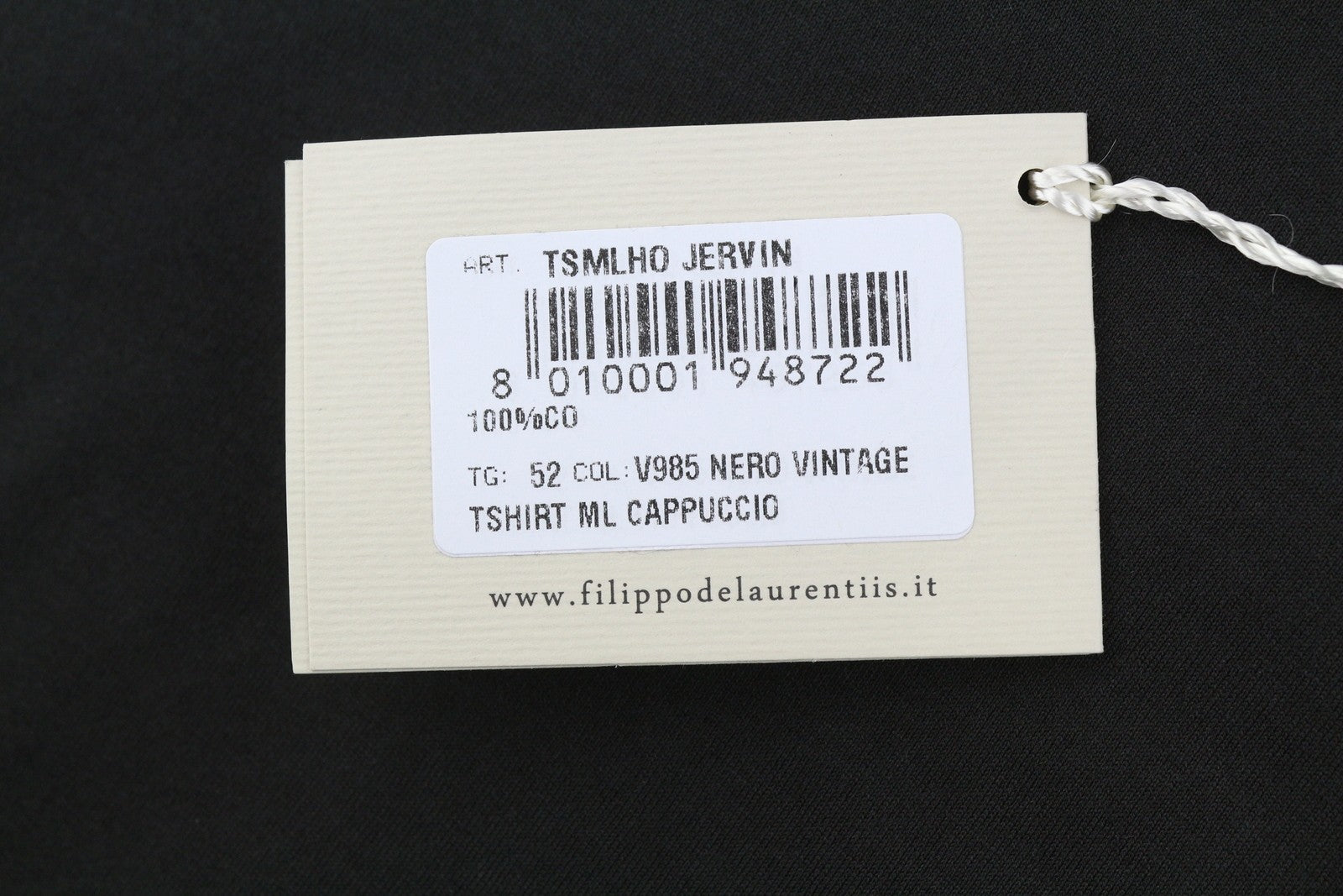 Zwart katoenen T-shirt