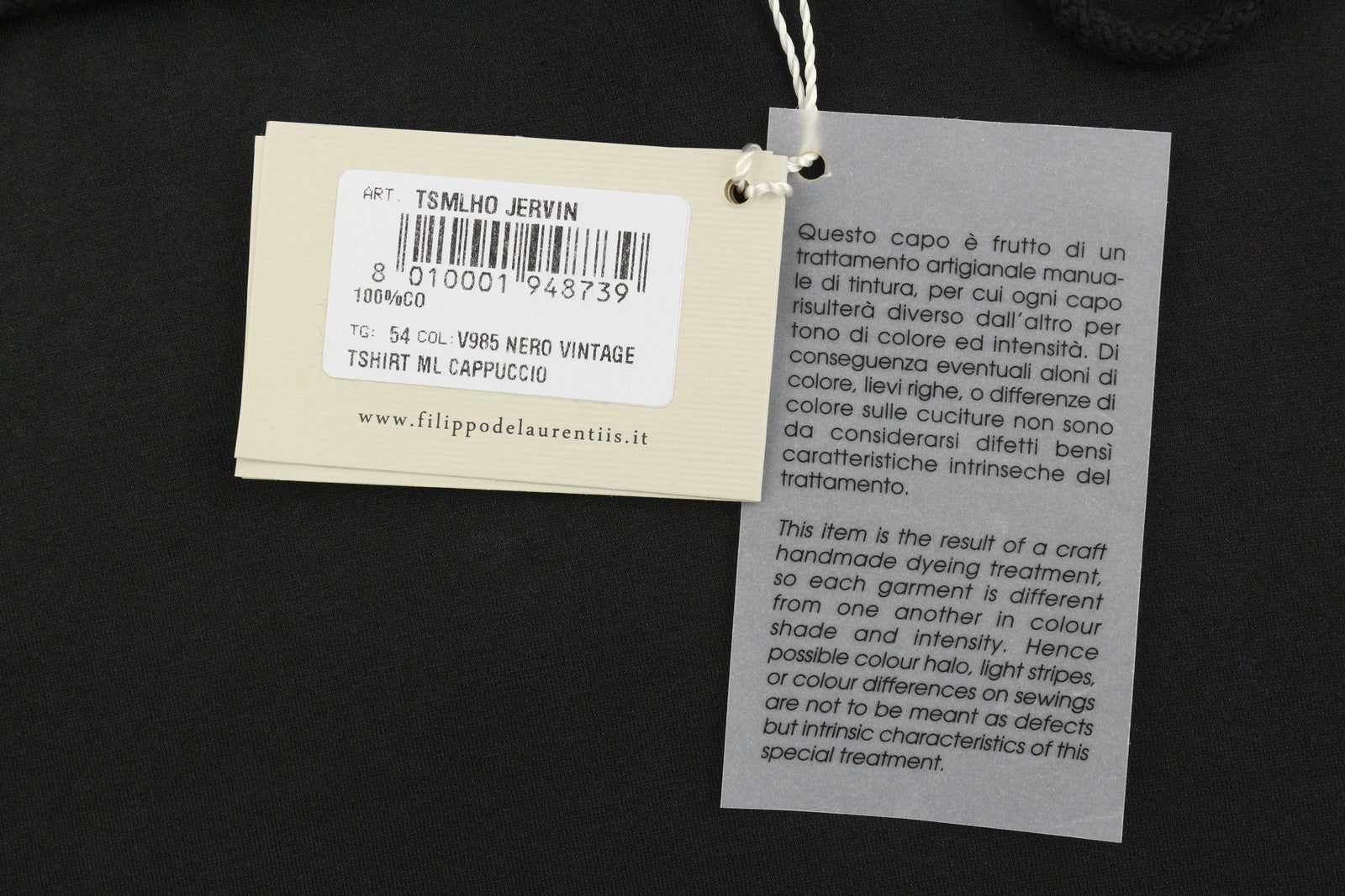 Zwart katoenen T-shirt