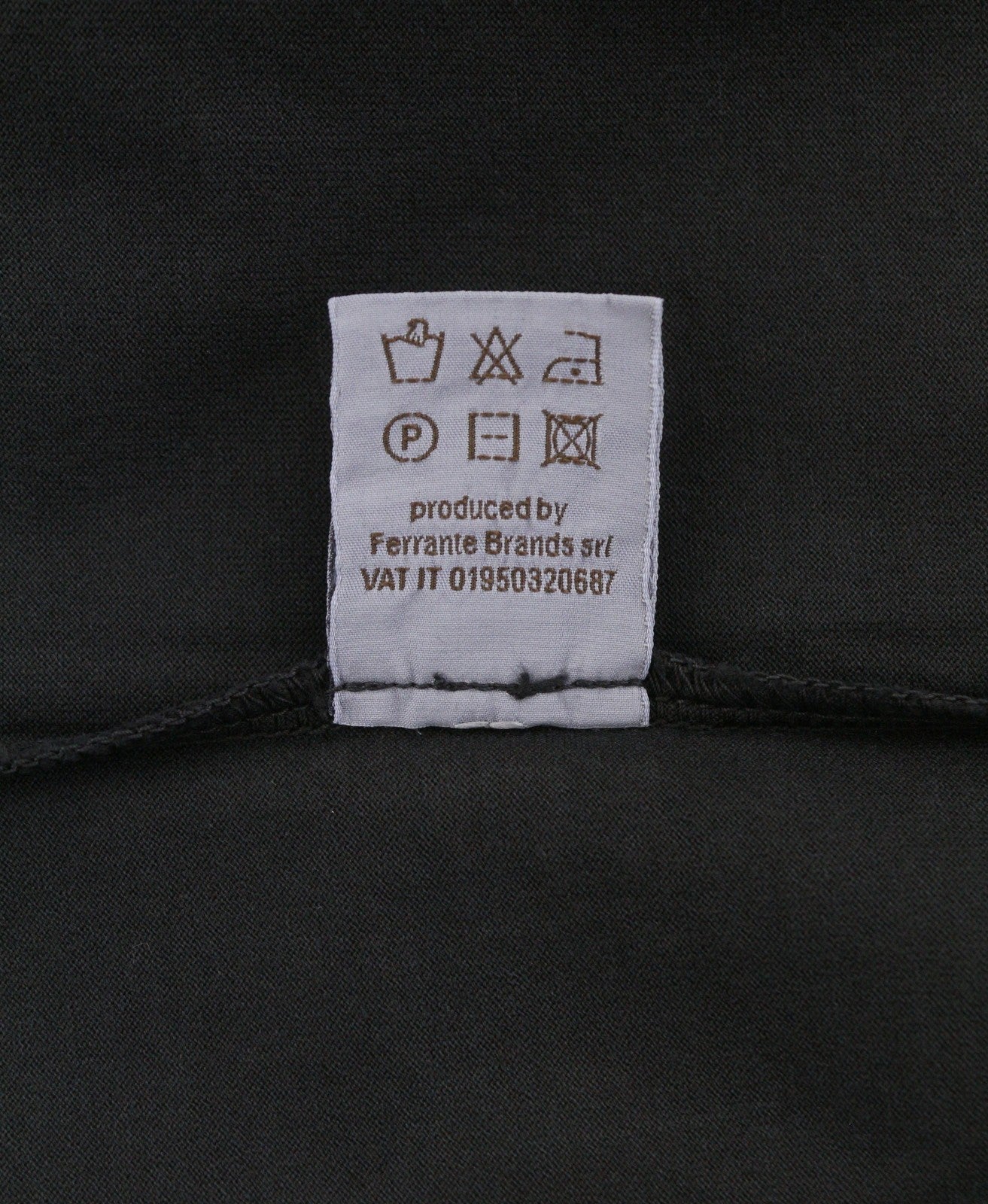 Zwart katoenen T-shirt