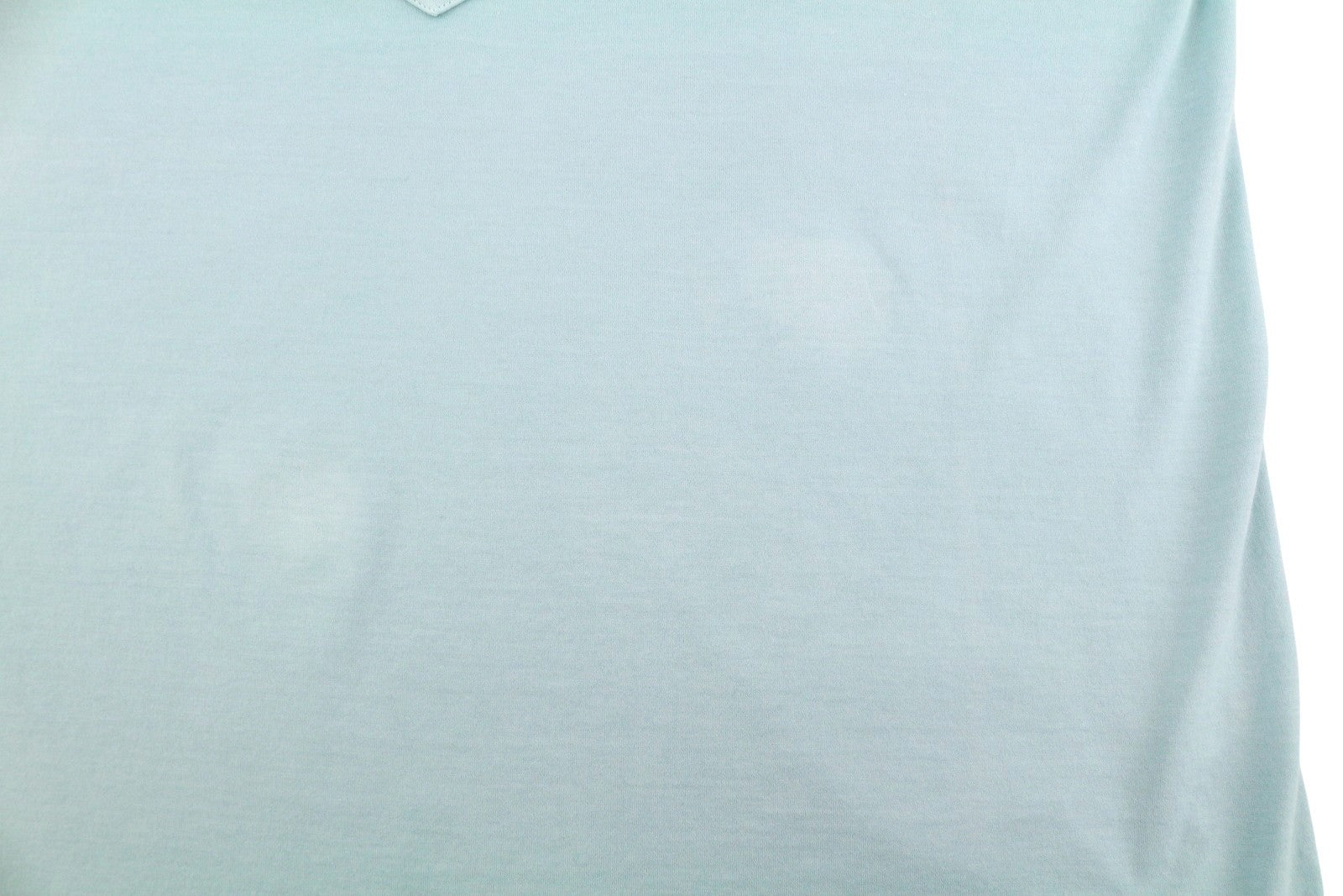 Camiseta de algodón azul