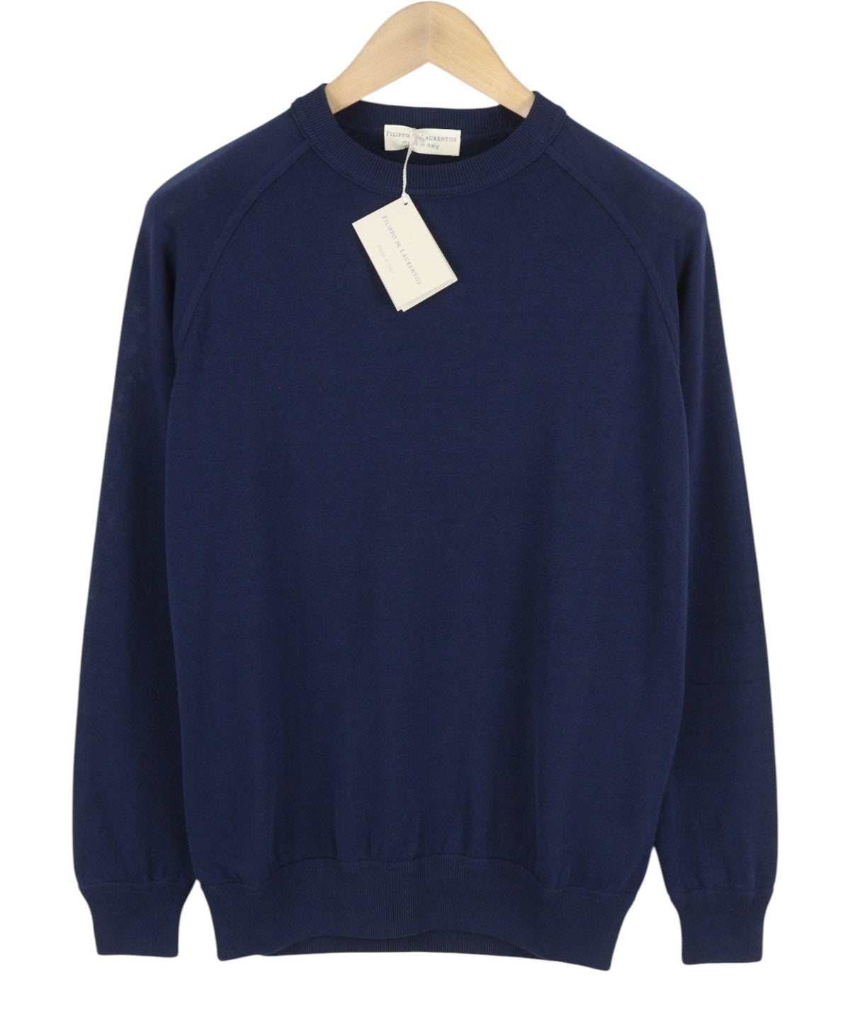 Maglia in cotone blu