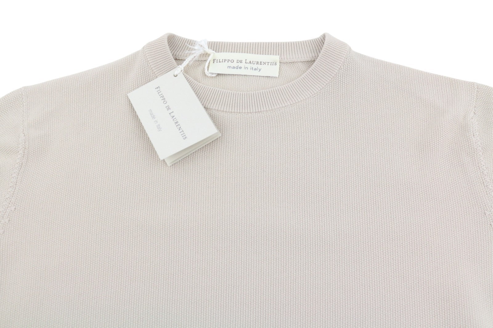 Beige bomullströja