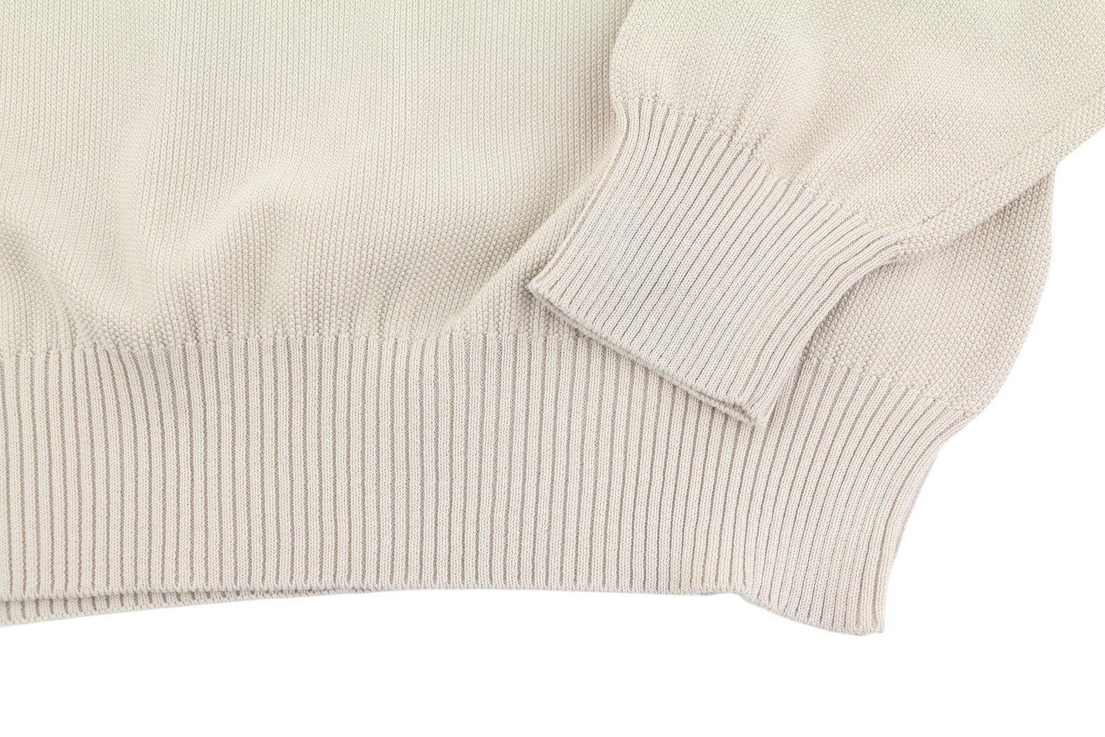 Beige bomullströja