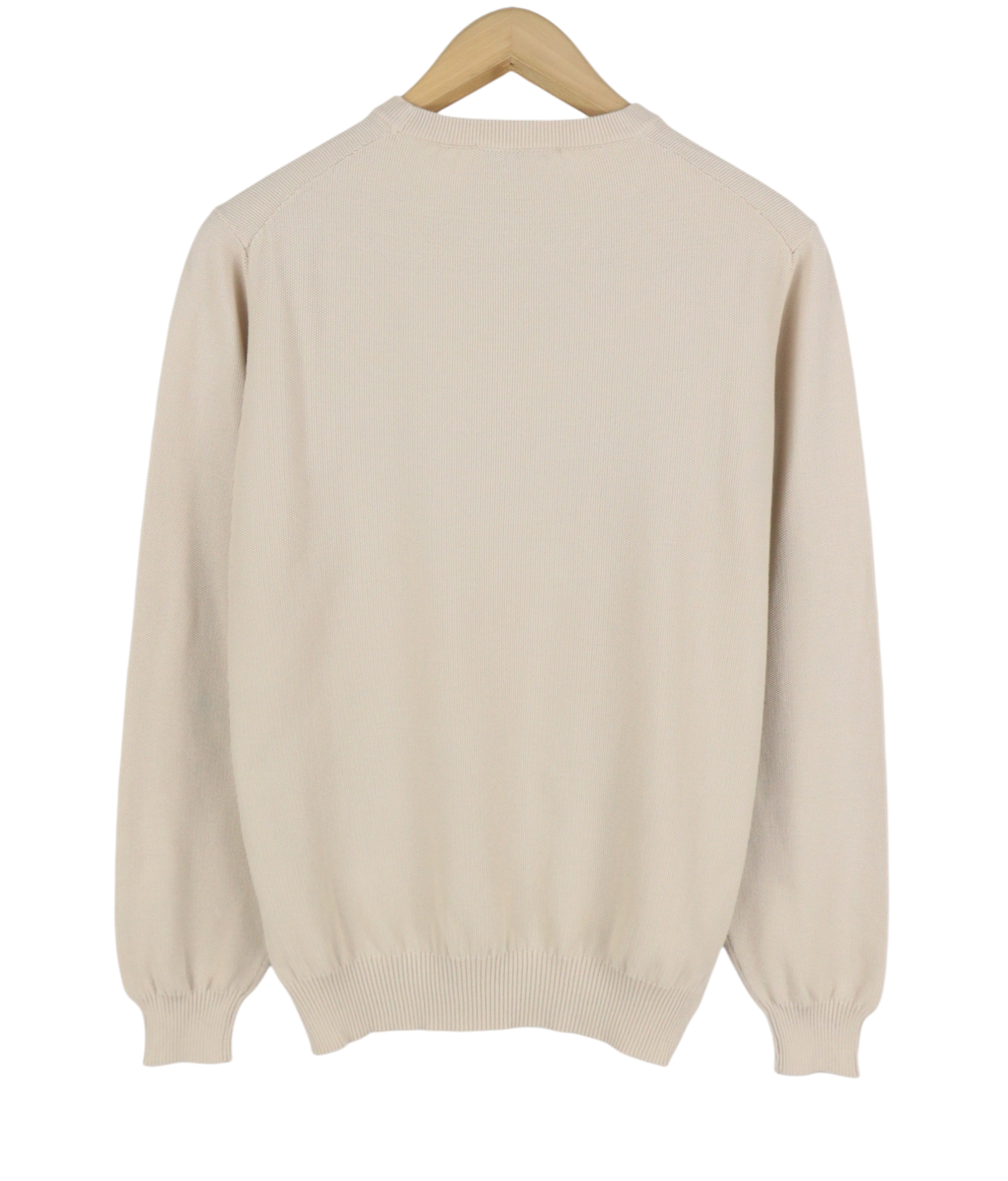 Beige bomullströja