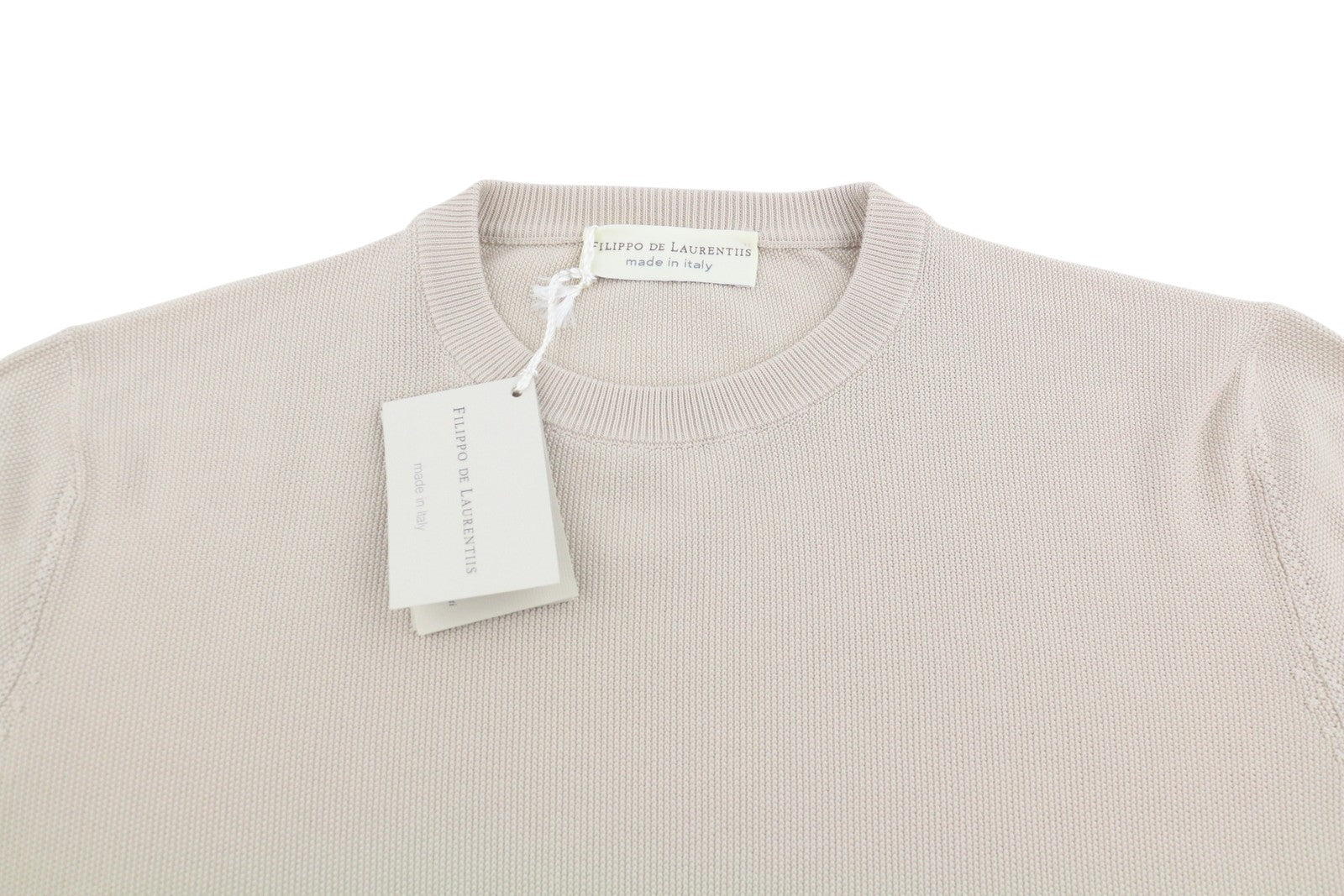 Beige bomullströja
