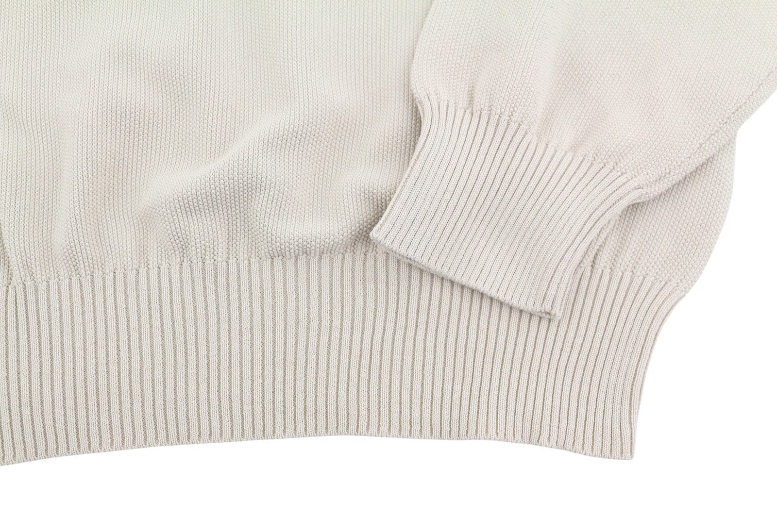 Beige bomullströja