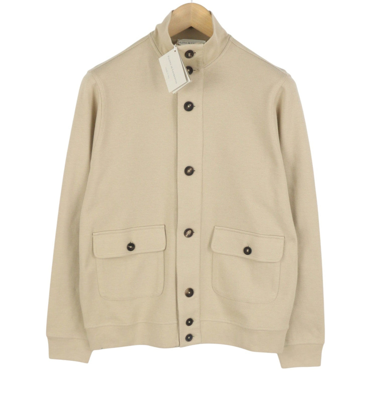 Maglia in cotone beige