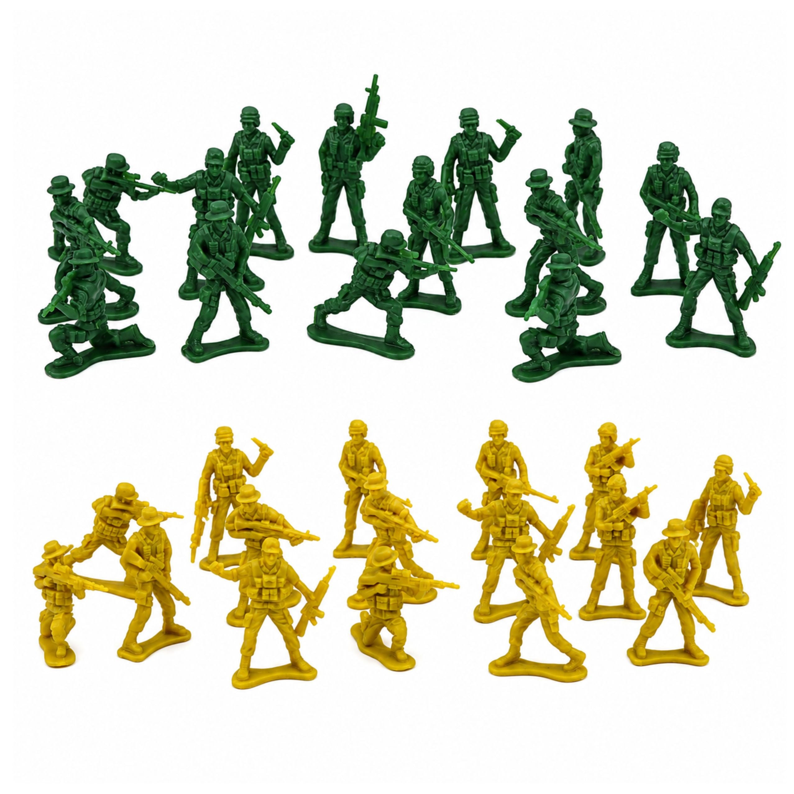 Military Set Soldiers Helicopter Vehicles Base 58 Pcs.