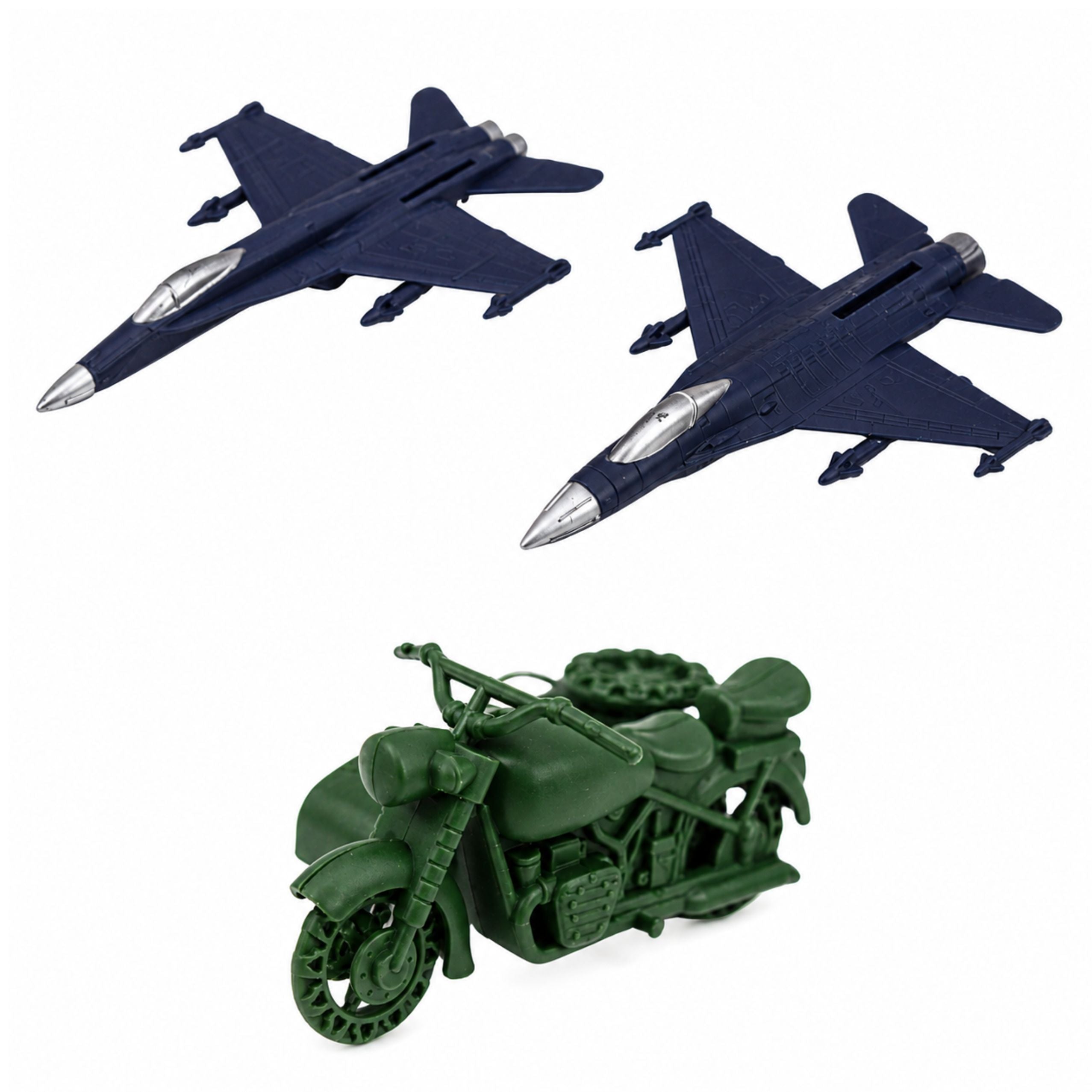 Set Militar Soldados Figuras Vehículos Militares Accesorios Torre 72 Pcs.
