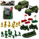 Military Set Soldiers Vehicles Military Base Tower Figures 46 Pcs.