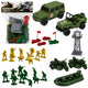 Military Set Soldiers Vehicles Military Base Tower Figures 46 Pcs.