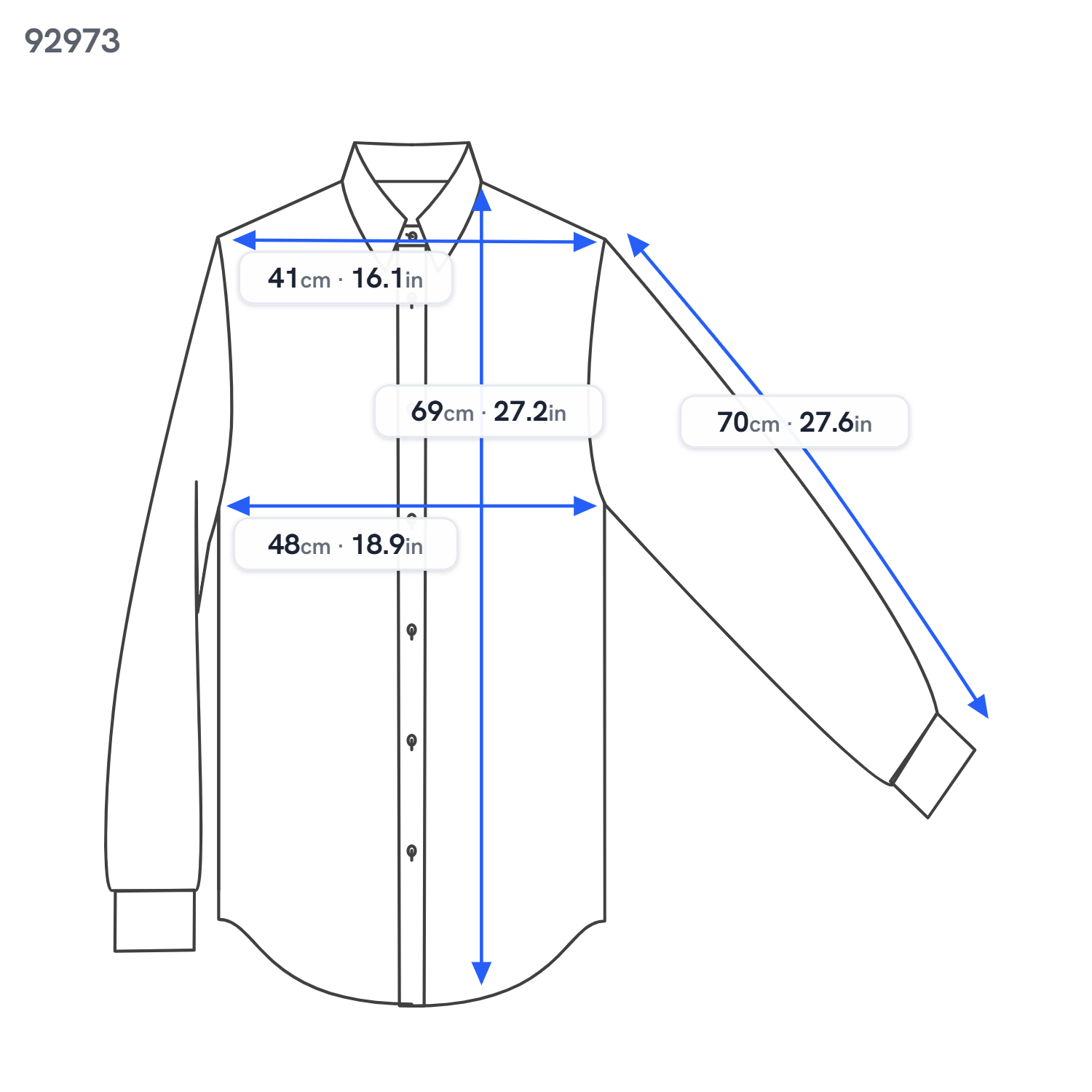 Blue Cotton Shirt