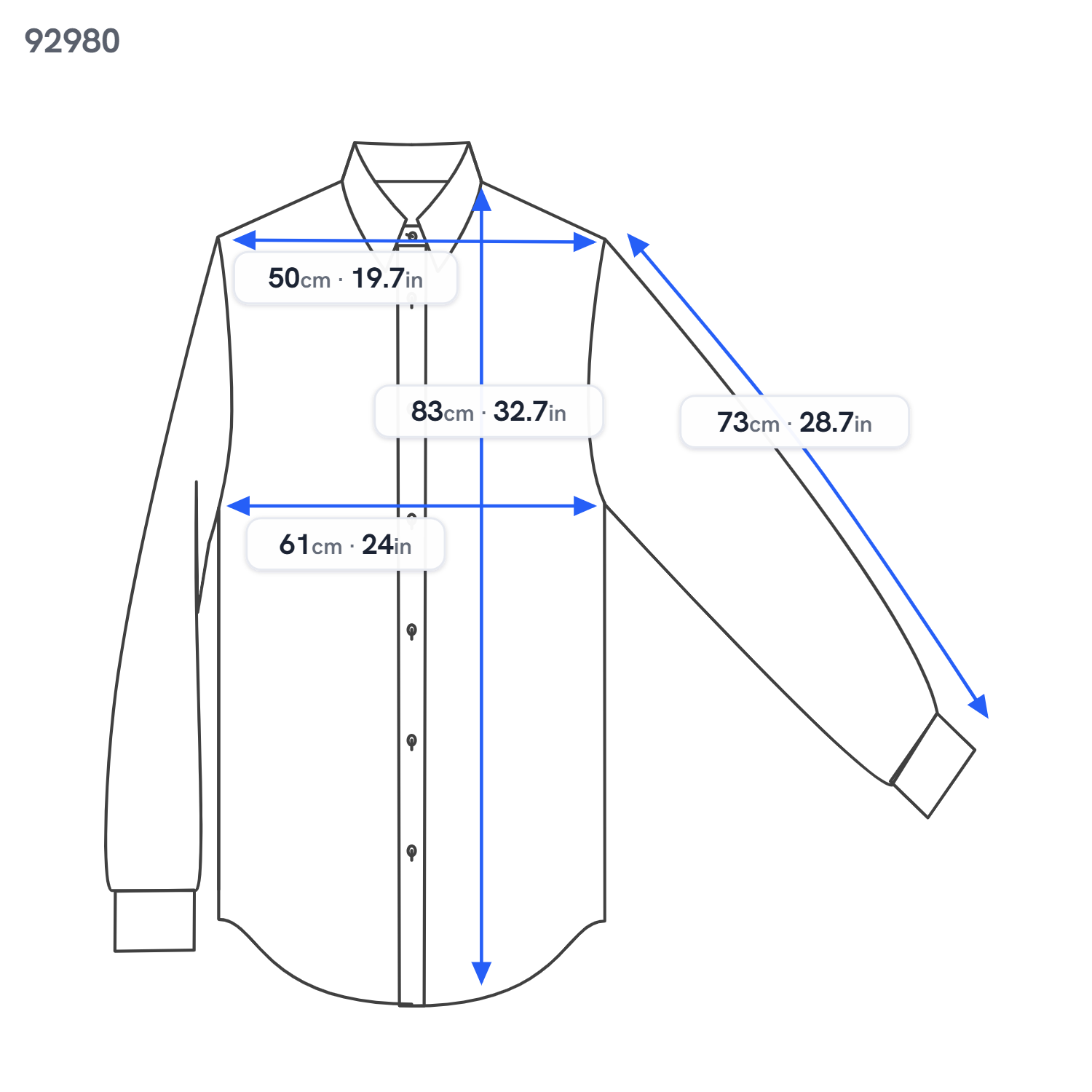 Blue Cotton Shirt