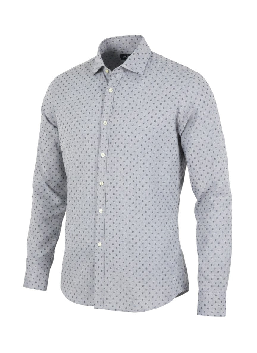 Shirt Am Cotton Dobby Slim