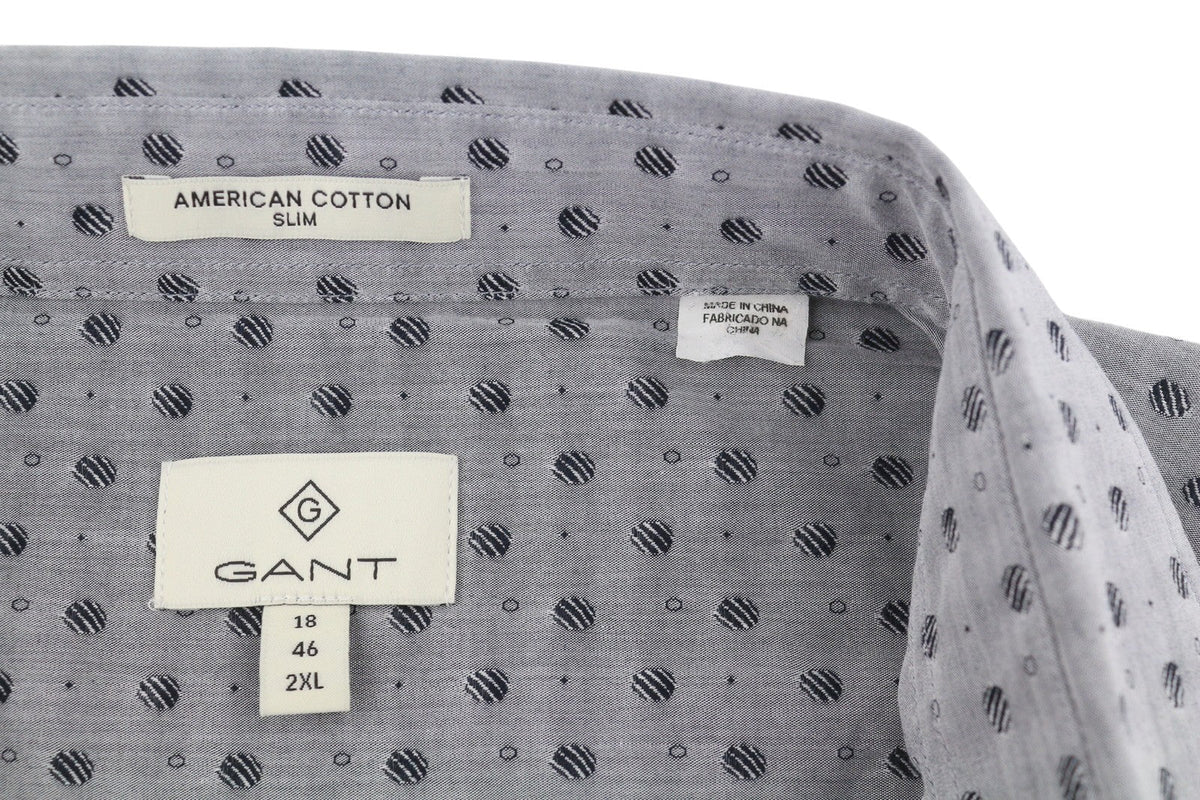 Shirt Am Cotton Dobby Slim
