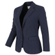 Suistudio Women Blazer Cameron Eu40s Blue Wool Pinstriped Single Breasted