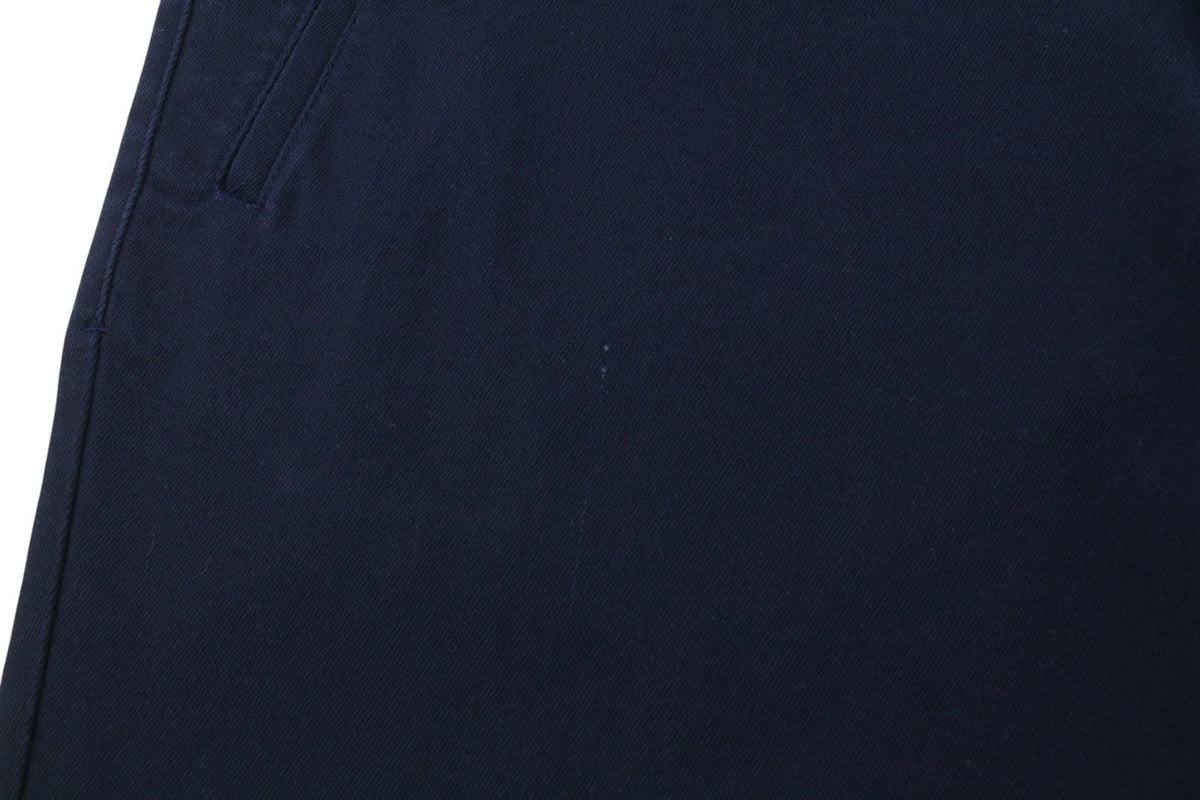 Pantaloni di cotone blu