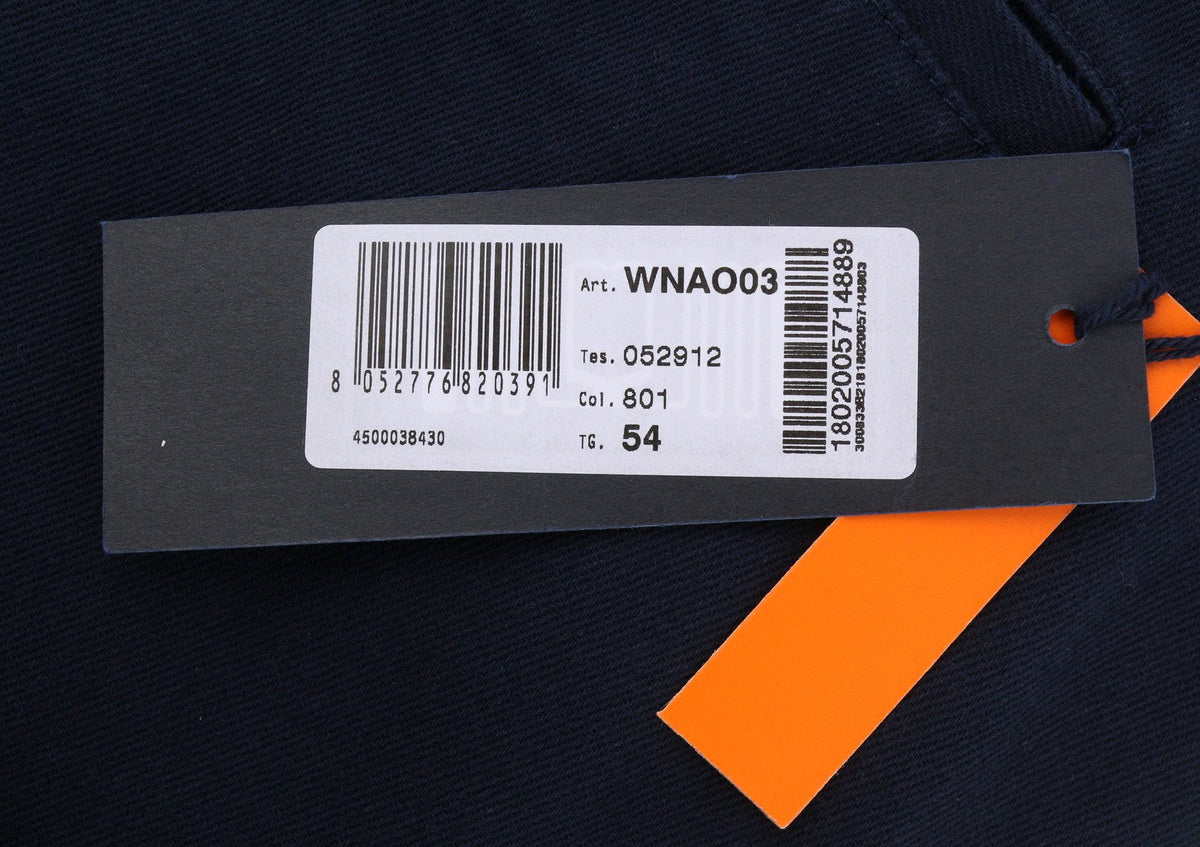 Pantaloni di cotone blu