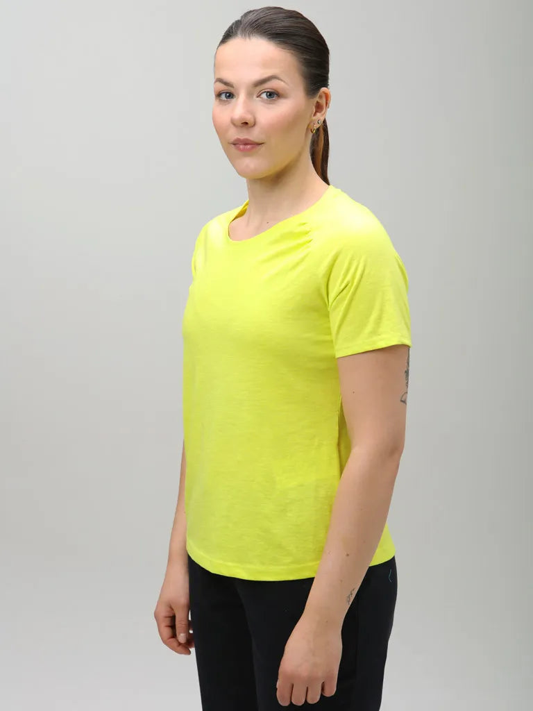 T-shirt femme loop blueva vert xl
