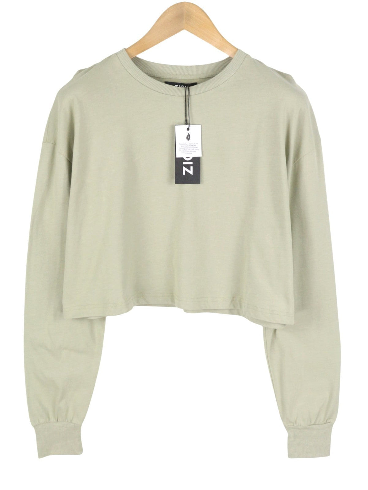 Groen katoenen sweatshirt