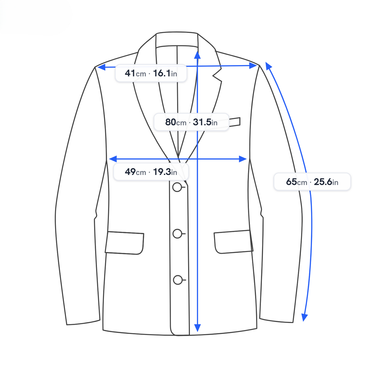 Blazer Havana Shawl Tuxedo