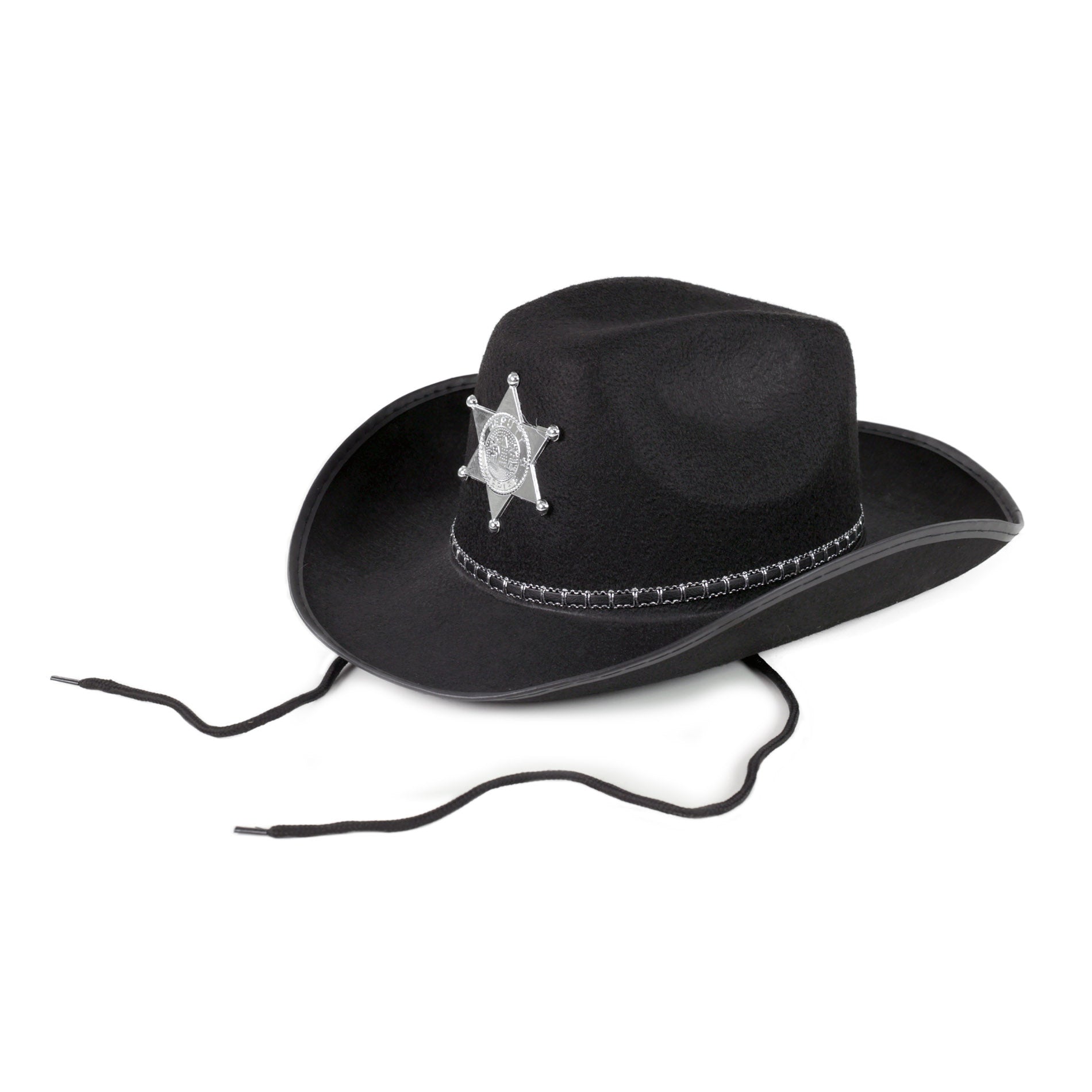 Sheriffhut mit Stern für Erwachsene