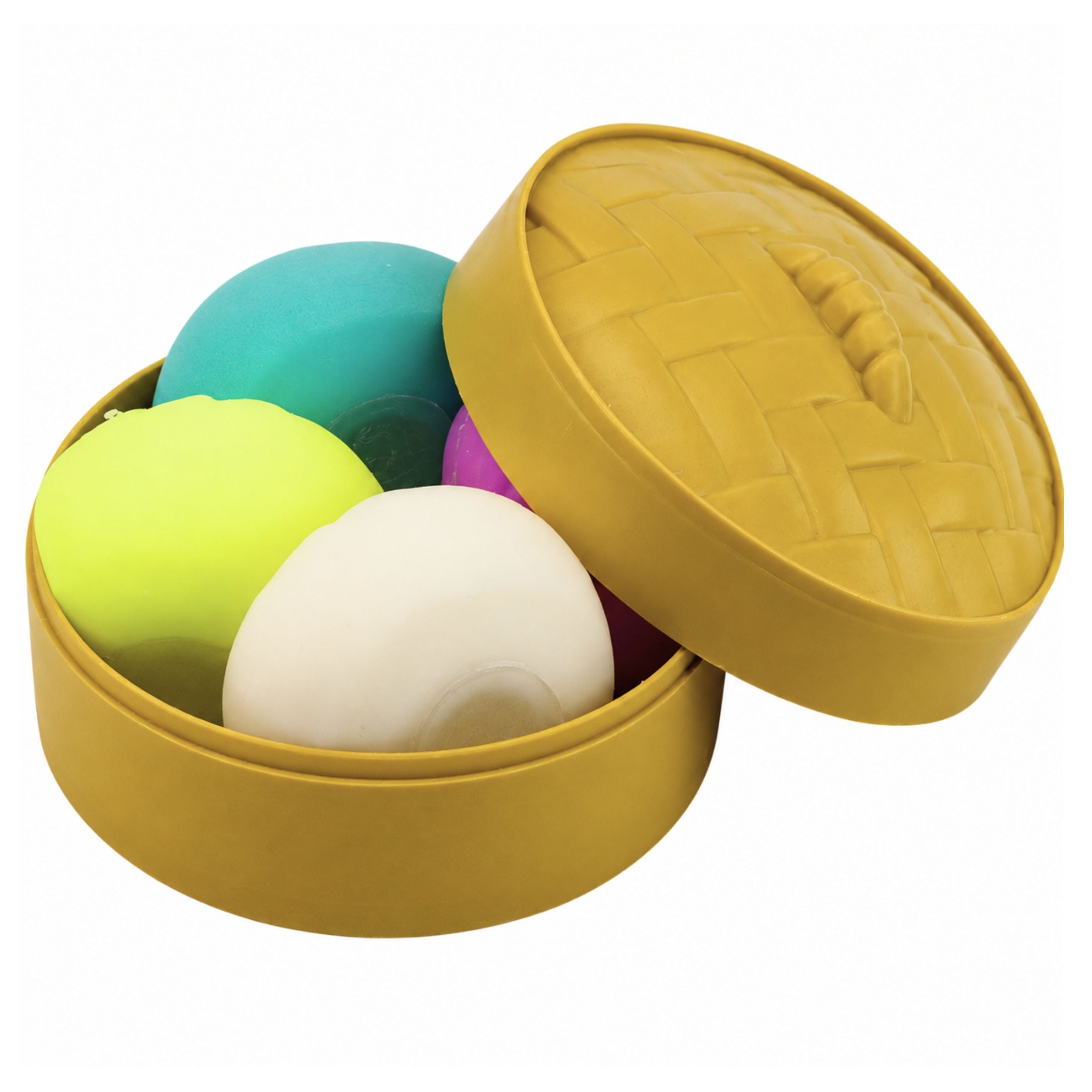 Set Of Dumplings Dumplings In A Box Colorful 8.5 Cm