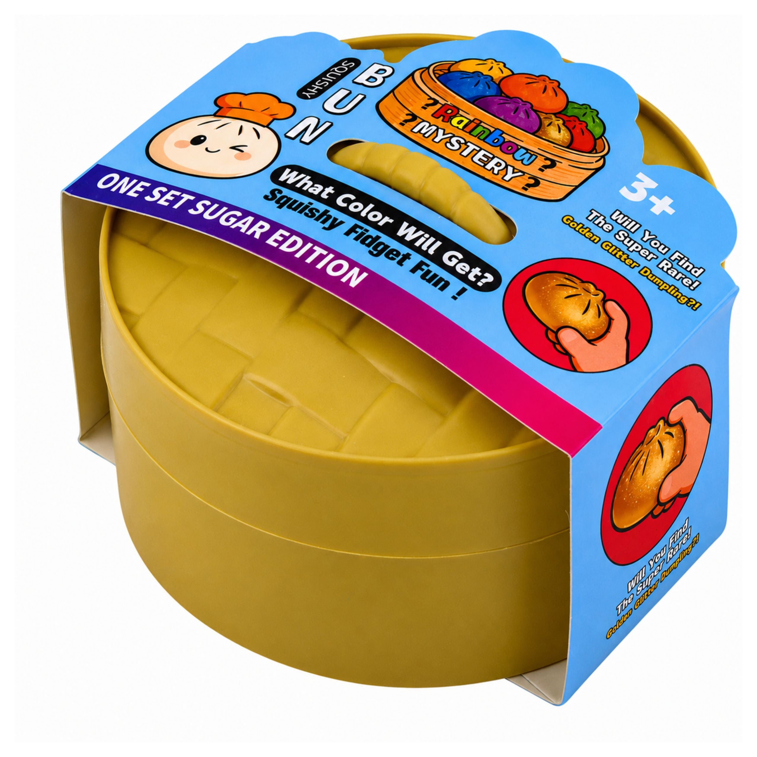 Set Of Dumplings Dumplings In A Box Colorful 8.5 Cm