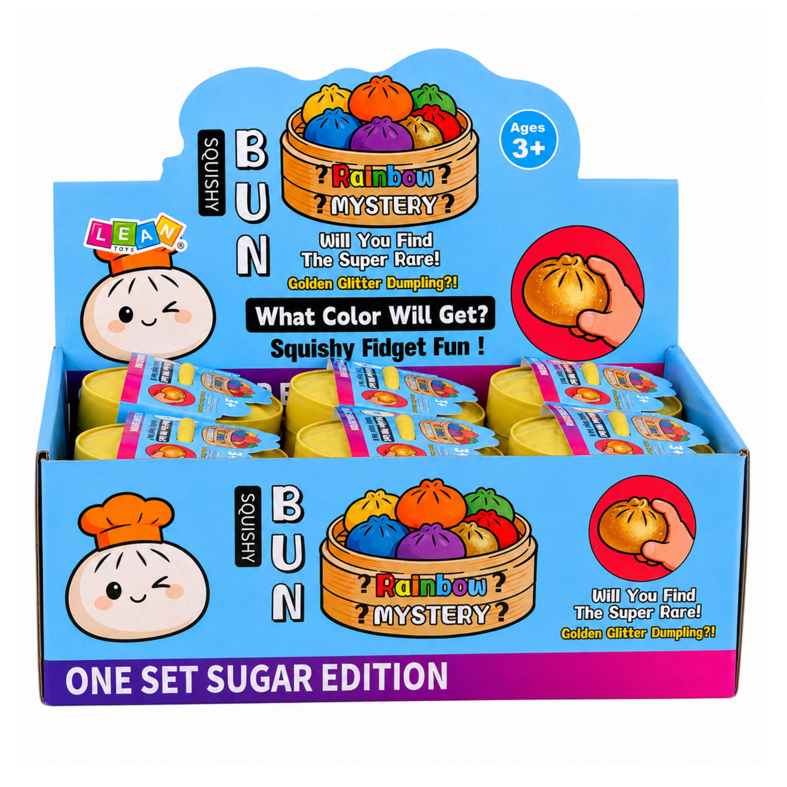 Set Of Dumplings Dumplings In A Box Colorful 8.5 Cm