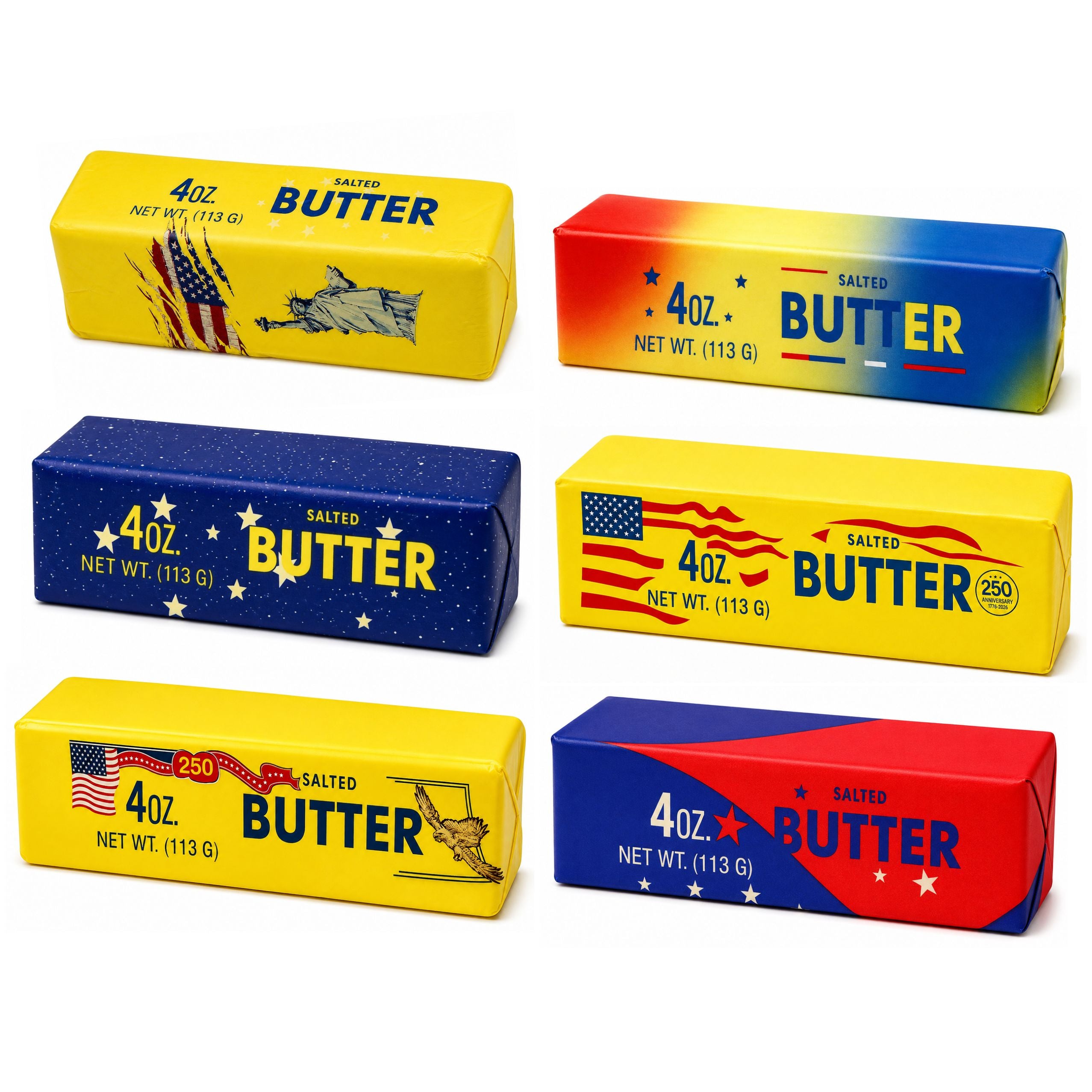 Squishy Butter Cube Usa duftende skumsmør Squishy 13,5 Cm