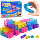 Rubber Blocks Flexible Construction Transparent Colorful 20 Pcs.