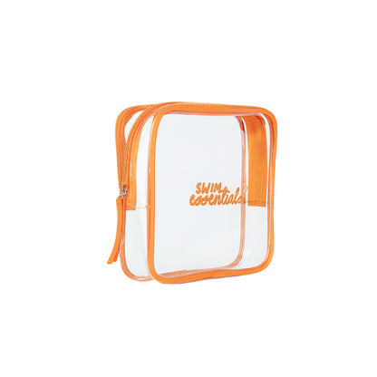 Geanta pentru cosmetice Swim Essentials - Portocaliu Transparent - Mica