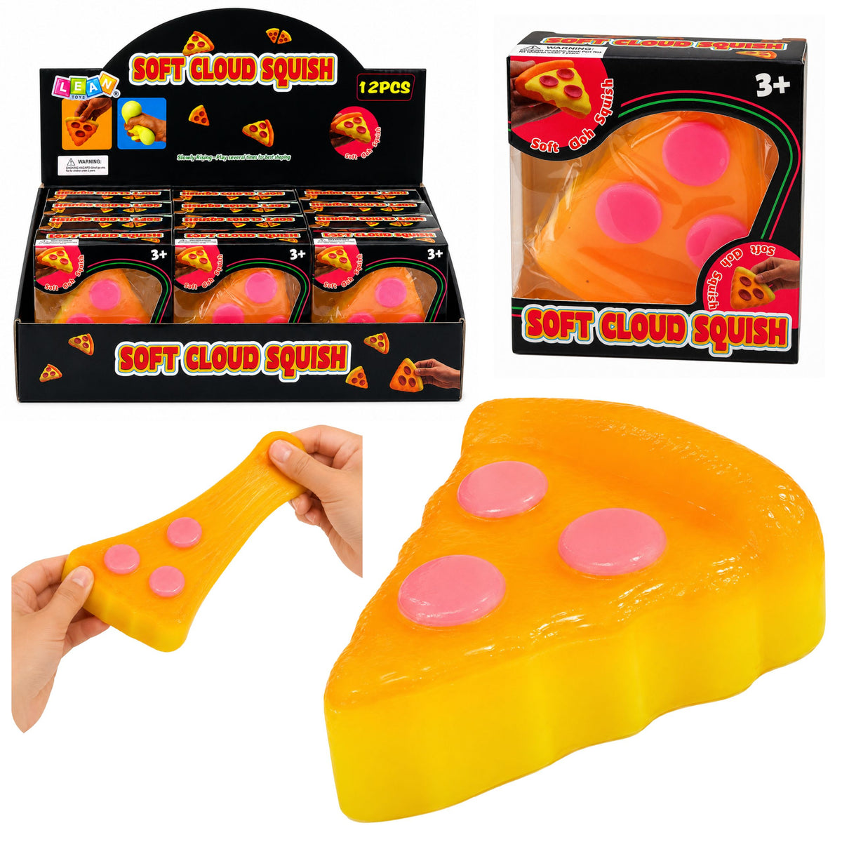 Trancio Di Pizza Squishy Antistress Squeezable Da Impastare 9 Cm