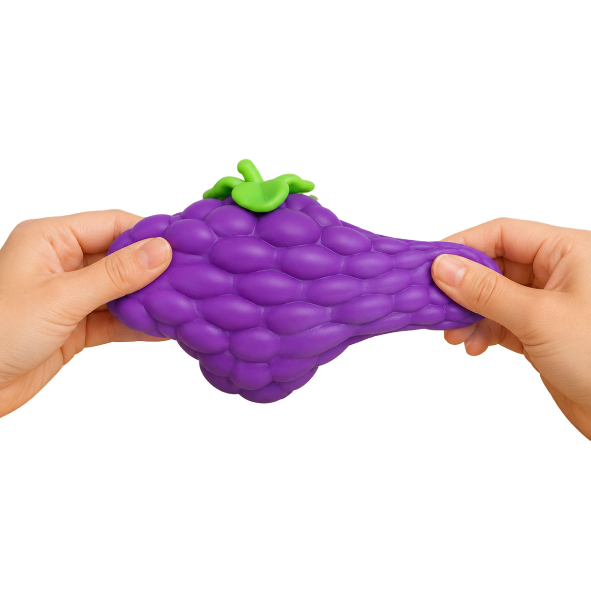 Large Anti-stress Squishy Fruit Grape Squeezable Purple 20cm