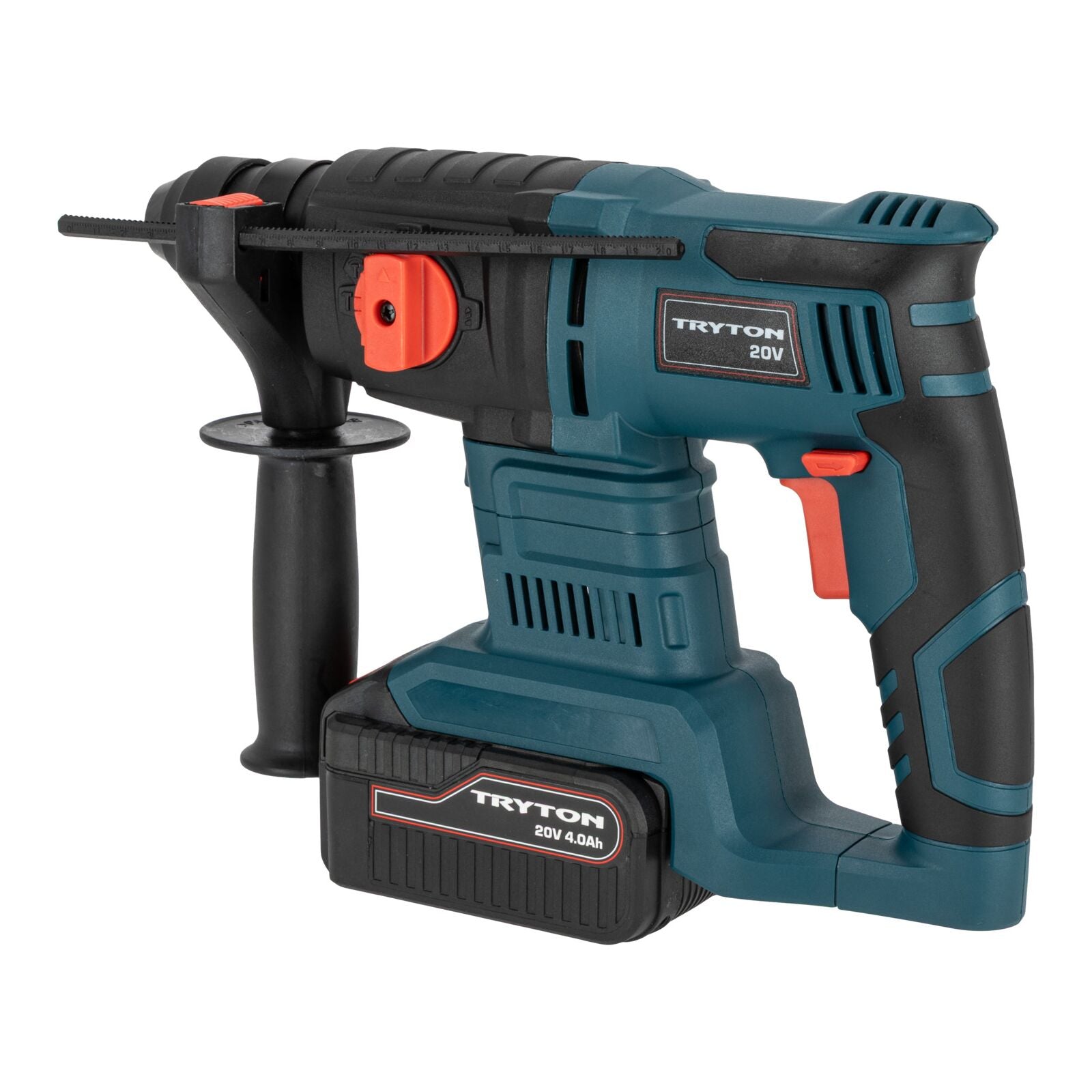 Taladro Percutor 20v Sds+ 4 Funciones 2j 2 X 4ah Batt.