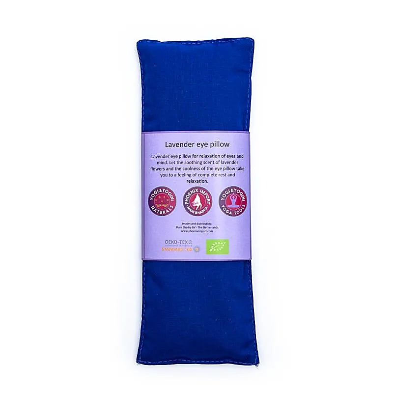Eye Pillow Lavender Organic Blue - 140 G; 22x8 Cm
