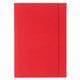 Red Laminated Cardboard Folder With Elastic Band A4+ 300 Gsm