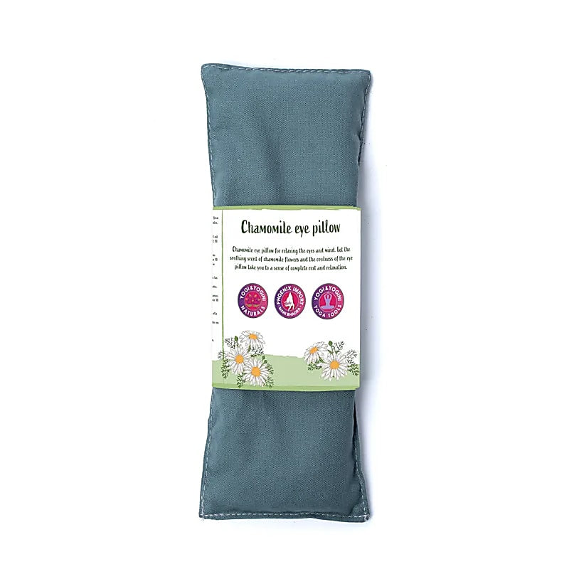 Eye Pillow Chamomile With Organic Flax Seed Dark Green - 140 G; 22x8 Cm