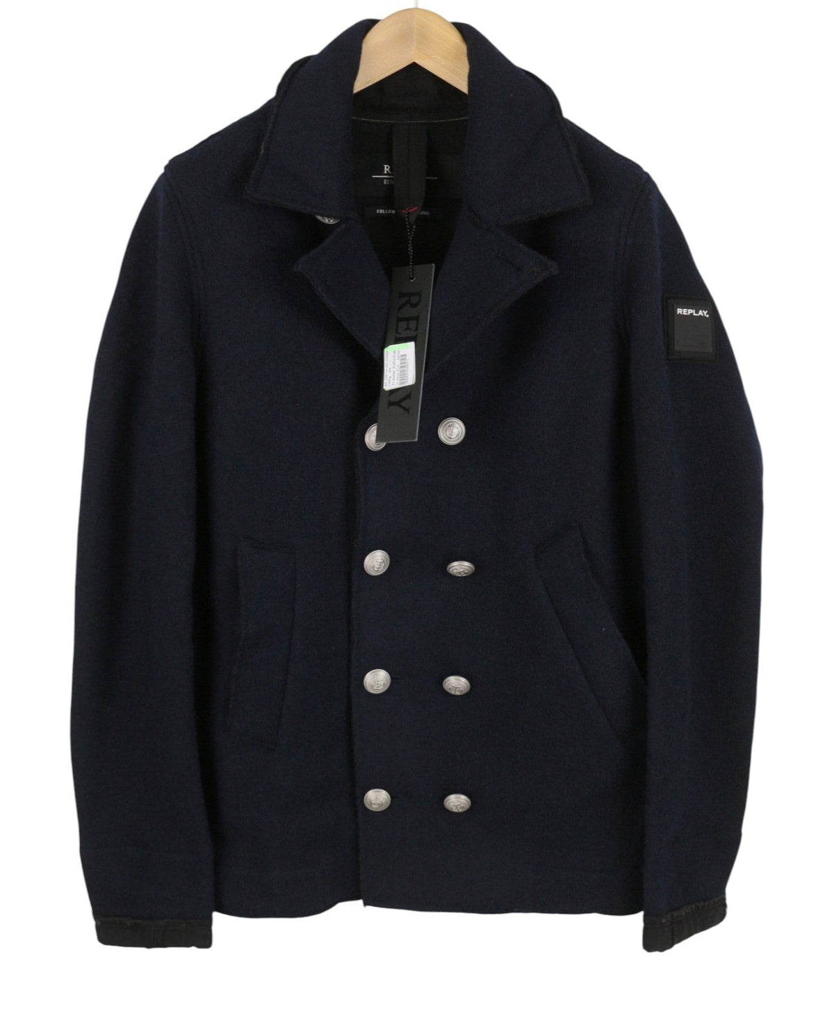 Blue Wool Coat