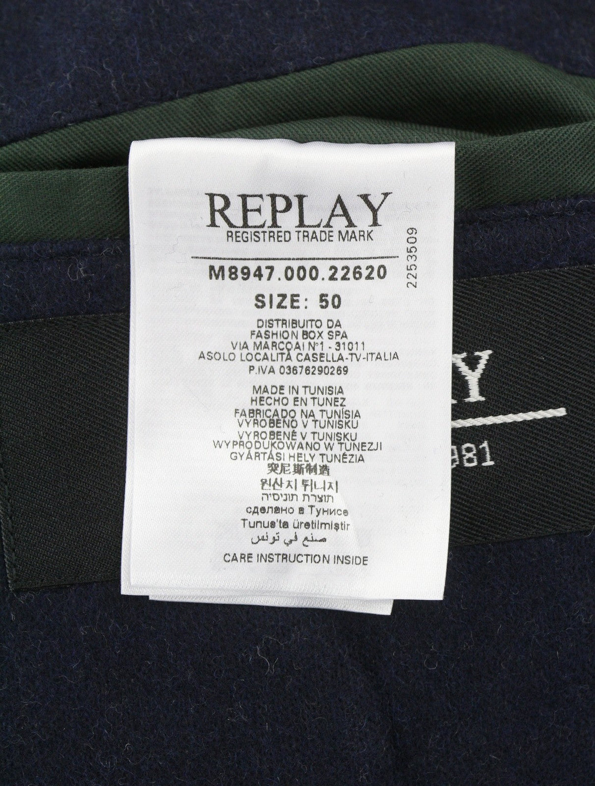 Blue Wool Coat